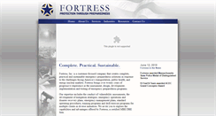 Desktop Screenshot of fortressteam.com